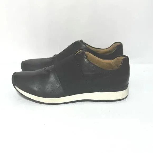 Vionic Women’s Codie Casual Slip On Orthotic Leather Sneaker Shoe Size 7 M Black - Picture 4 of 11